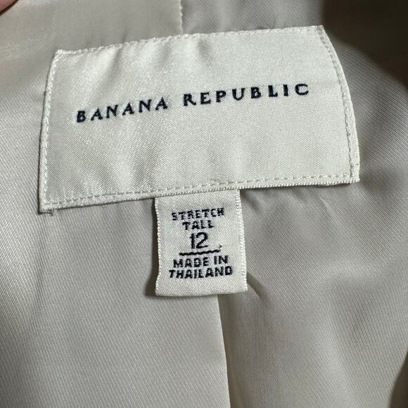 Banana Republic Cream Fitted Blazer Preppy Blazer Spring 2009 - Picture 4 of 6